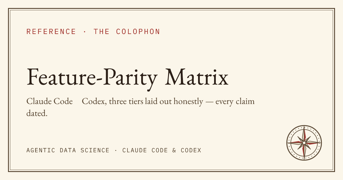 Feature-parity matrix